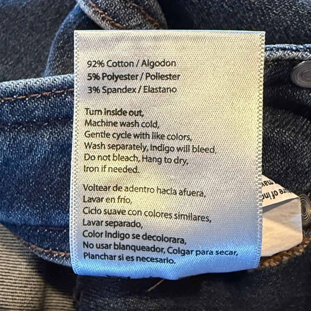 RISEN Wide Leg Jeans Sz XL 15 / 32 PW21536 High Rise Flare Pintuck Front NEW - Picture 15 of 16